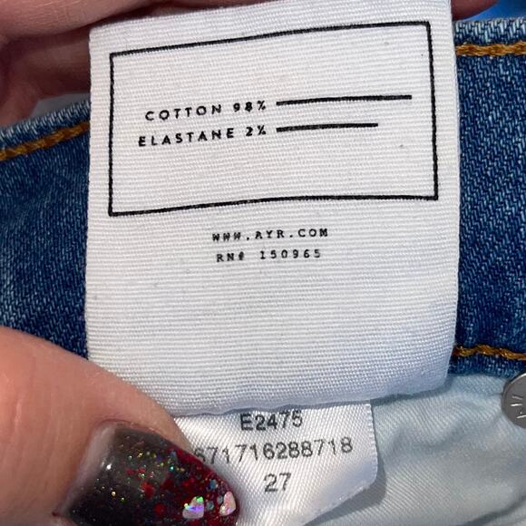 AYR The Knockout Jeans Barrel Leg Denim - Picture 13 of 13